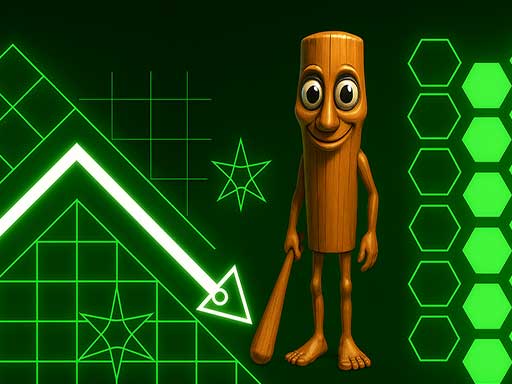 Tung Tung Sahur in Geometry Dash Cover